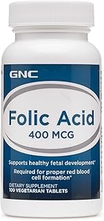 Folic Acid Tablets 400 mcg (100 Count) - Digestive Health